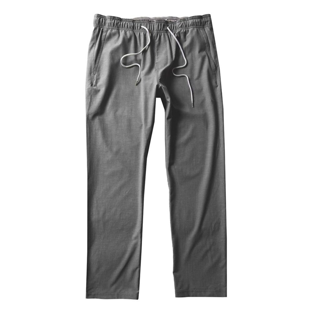 NWTs VISSLA Men's Phantom Grey Hemp No See Ums Eco Elastic Pants Size XL